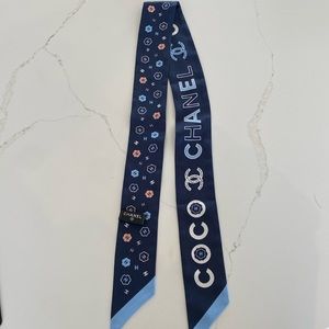 Authentic CHANEL “Twilly” scarf for bag or hair